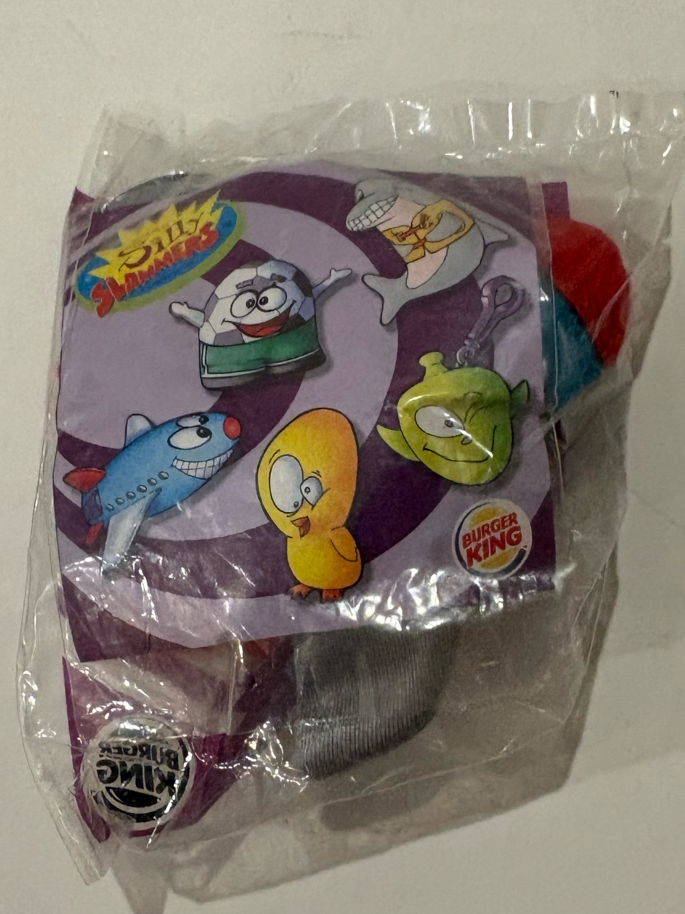 Brand New Burger King Silly Slammers Airplane Toy